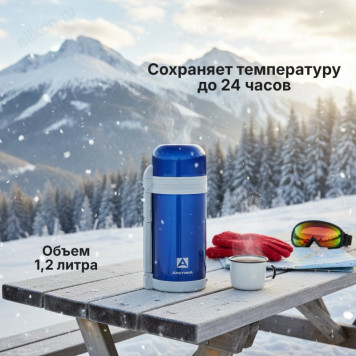 Термос металл универсальный ARCTICA 202-1200 синий