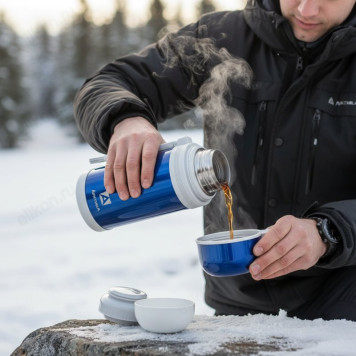 Термос металл универсальный ARCTICA 202-1200 синий-5