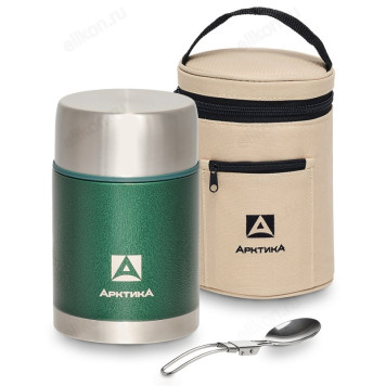 Термос металл пищевой ARCTICA 306-800А 0,8л зелёный-2