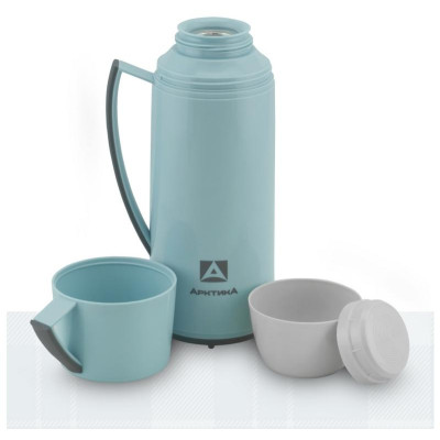 Термос питьевой 1л (голубой) АРКТИКА 1010-1000-CN-1