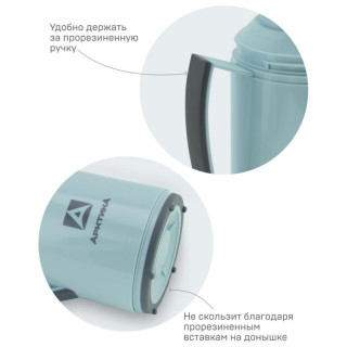 Термос питьевой 1л (голубой) АРКТИКА 1010-1000-CN-6