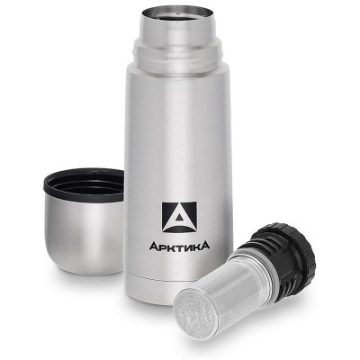 Термос питьевой 0.35л c ситечком АРКТИКА 101-350C-1