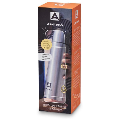Термос в чехле, питьевой 0.75л АРКТИКА 101-750А-2