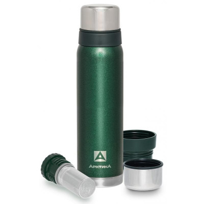 Термос с ситечком (для напитков) 0.9л (зеленый) АРКТИКА 106-900C GN-1