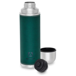 Термос питьевой 1.0л (в кожаной оплетке) зеленый АРКТИКА 108-1000-GNзел-1