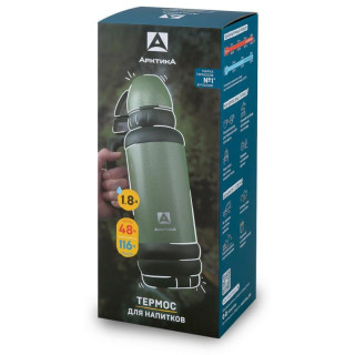Термос 'Шторм' питьевой 1.8л (зеленый) АРКТИКА 109-1800М-GN-4