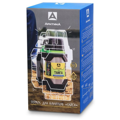 Термос 'Тайга' питьевой 1.5л АРКТИКА 110-1500-GN-3