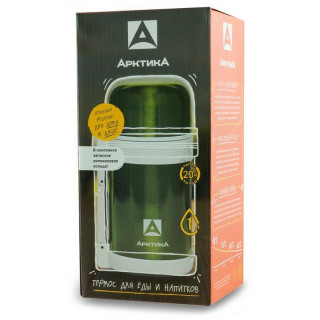 Термос универсальный 1.0л (болотный) АРКТИКА 202-1000-GN-3