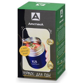 Термос для еды «» 0.75л с широким горлом (синий) АРКТИКА 302-750-BL-4