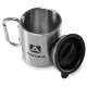 Термокружка невакуумная 350мл с карабином АРКТИКА 801-350К