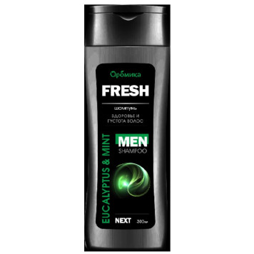 Шампунь для волос Aromika Fresh next, для мужчин 3в1, 300 мл