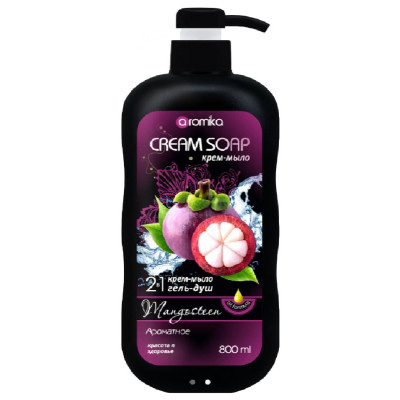 Жидкое крем-мыло для душа Aromika 2в1 Мmangosteen, 800 мл-1