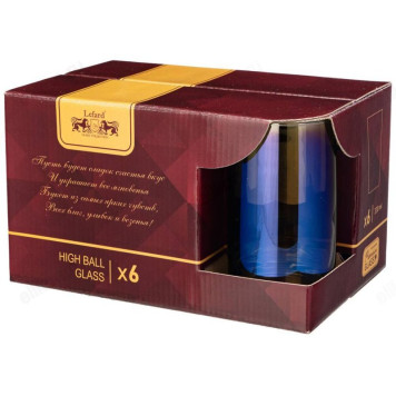 Стакан набор 6шт Времена года 330мл 194-590-1