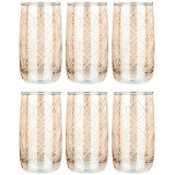 Набор стаканов из 6 шт 'Бакарра мед' 330мл ARTI-M 194-625