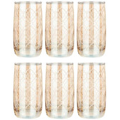 Набор стаканов из 6 шт 'Бакарра мед' 330мл ARTI-M 194-625