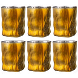 Стакан набор 6шт Черное золото 300мл 194-719