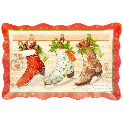 Блюдо для сервировки ' Рождественская сказка' 25см ARTI-M 198-156