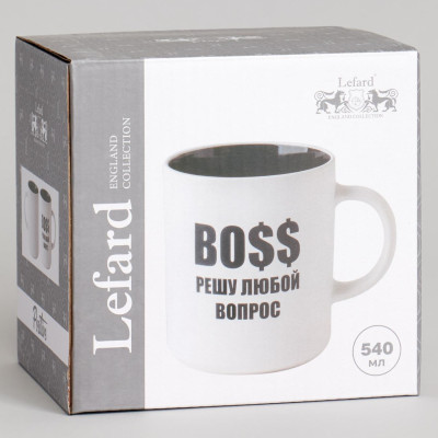Кружка Lefard 'Boss решу любой вопрос' 540мл ARTI-M 260-1028-2