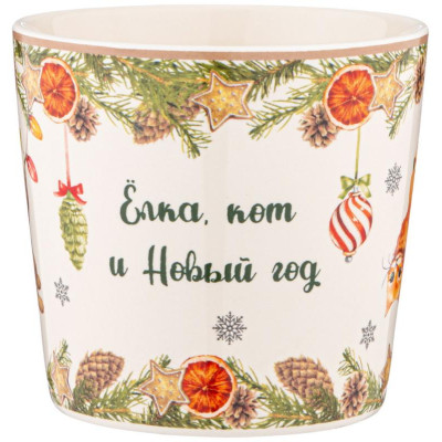 Кружка lefard 'Елка, кот и новый год' 400мл ARTI-M 260-994-2