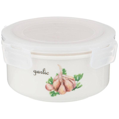 Салатник с пластик.крышкой Lefard 'Секретные ингредиенты' 450мл, круглый ARTI-M 263-1195-2