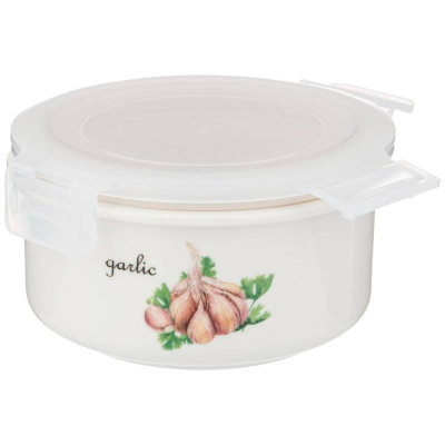 Салатник с пластик.крышкой Lefard 'Секретные ингредиенты' 450мл, круглый ARTI-M 263-1195-3