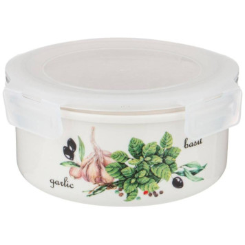 Салатник с пластик.крышкой Lefard 'Секретные ингредиенты' 730мл, круглый ARTI-M 263-1196-2