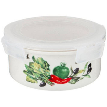 Салатник с пластик.крышкой Lefard 'Секретные ингредиенты' 730мл, круглый ARTI-M 263-1196