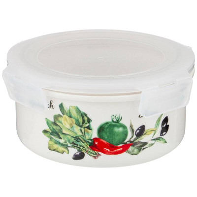 Салатник с пластик.крышкой Lefard 'Секретные ингредиенты' 730мл, круглый ARTI-M 263-1196