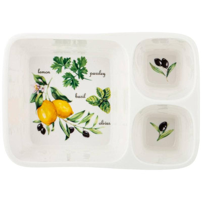 Менажница с пластик.крышкой Lefard 'Секретные ингредиенты' 22х1.5х6см, 3 секции ARTI-M 263-1200-4