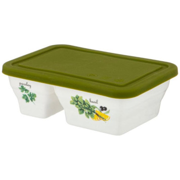 Менажница с пластик.крышкой Lefard 'Секретные ингредиенты' 18х12х6см, 2 секции ARTI-M 263-1201-1