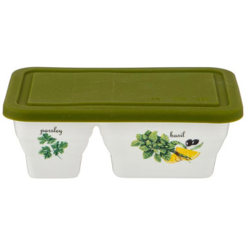 Менажница с пластик.крышкой Lefard 'Секретные ингредиенты' 18х12х6см, 2 секции ARTI-M 263-1201