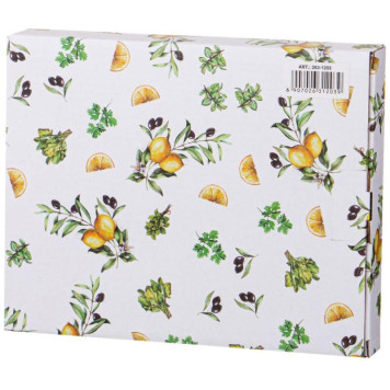 Тарелка закусочная Lefard 'Секретные ингредиенты' 22х17.5х2см ARTI-M 263-1203-1