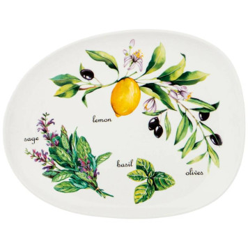 Тарелка закусочная Lefard 'Секретные ингредиенты' 22х17.5х2см ARTI-M 263-1203