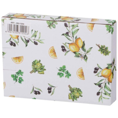 Тарелка десертная Lefard 'Секретные ингредиенты' 15.5х11.5х2.5см ARTI-M 263-1204-1