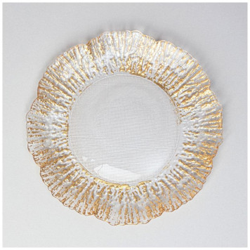 Тарелка закусочная' Bohemia gold' 21см ARTI-M 338-119
