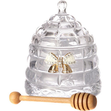 Банка для меда с деревянной палочкой 'VENEZIA' серия 'MUZA' ARTI-M 355-052