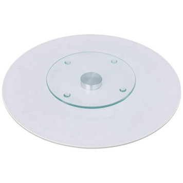 Тортовница вращающаяся 'Снегири' 32х2.5см ARTI-M 357-258-2