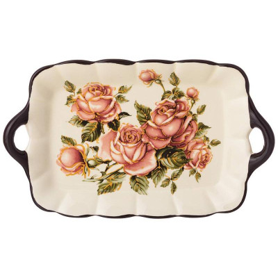 Блюдо 'Корейская роза' 23.5х14х2.5см ARTI-M 358-1699