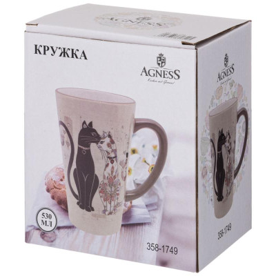 Кружка 'Парижские коты' 530мл ARTI-M 358-1749-1