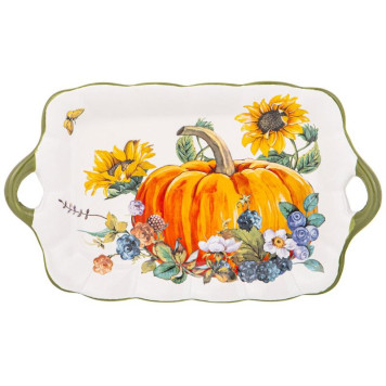 Блюдо Agness 'Урожай' 23.5х14х2.5см ARTI-M 358-2074