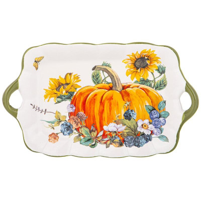 Блюдо Agness 'Урожай' 23.5х14х2.5см ARTI-M 358-2074