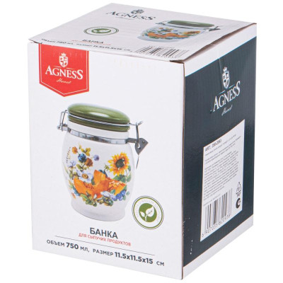 Банка Agness 'Урожай' 11.5х15см 750мл ARTI-M 358-2093-1