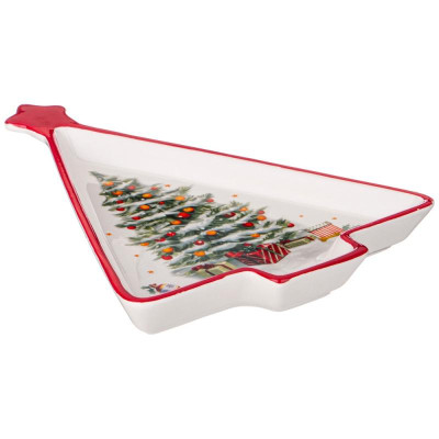 Блюдо Agness 'С Новым годом!' 26х20х3см (елка) ARTI-M 358-2113-2