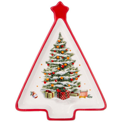 Блюдо Agness 'С Новым годом!' 26х20х3см (елка) ARTI-M 358-2113