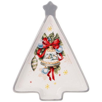 Блюдо Agness 'С Новым годом!' 26х20х3см (елка) ARTI-M 358-2114