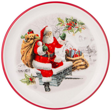 Тарелка закусочная Agness 'С Новым годом!' 21см ARTI-M 358-2136