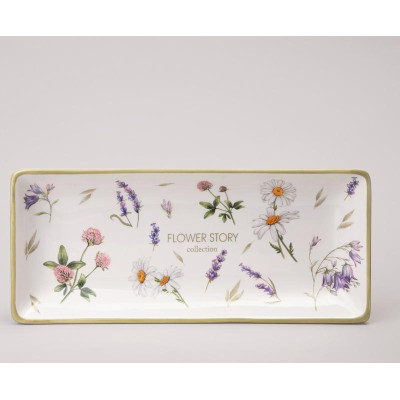 Блюдо Agness 'Flower story' 28х12х3см ARTI-M 358-2167