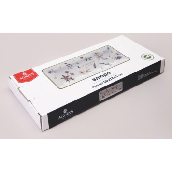 Блюдо Agness 'Flower story' 28х12х3см ARTI-M 358-2167-1