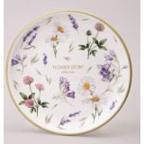 Тарелка закусочная Agness 'FLOWER STORY' 21х2.5см ARTI-M 358-2172
