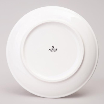 Тарелка закусочная Agness 'FLOWER STORY' 21х2.5см ARTI-M 358-2172-3
